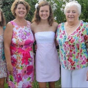 Lilly Pulitzer strapless classic dress size 4